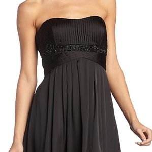 Jessica Simpson Feather Dress Black